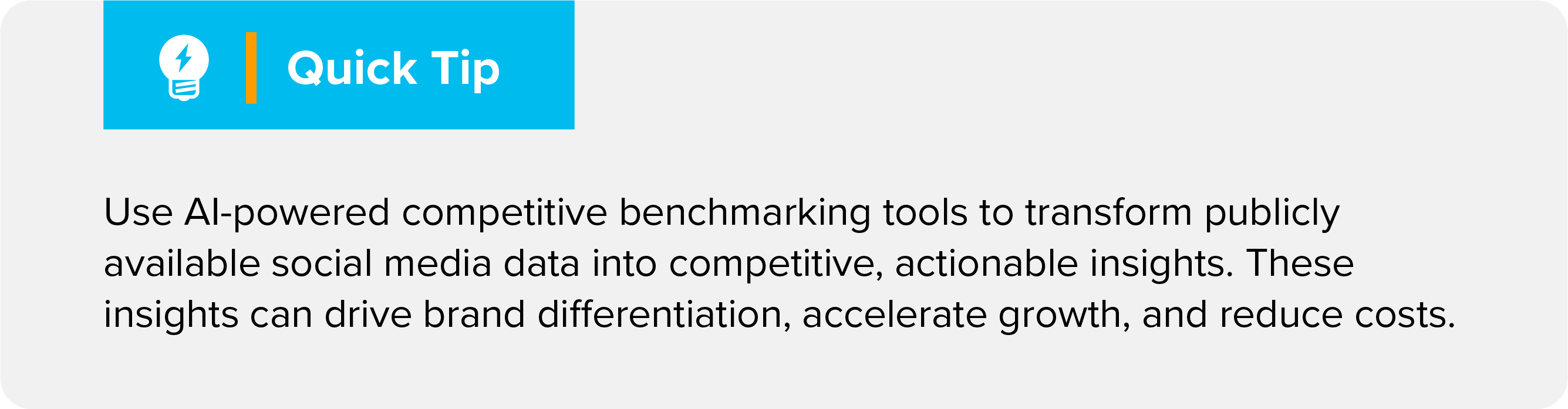 Il benchmarking competitivo basato sull'intelligenza artificiale può fornire differenziazione, accelerare la crescita e ridurre i costi.