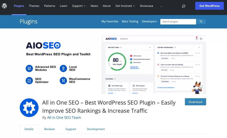 Plugin SEO Semua dalam Satu