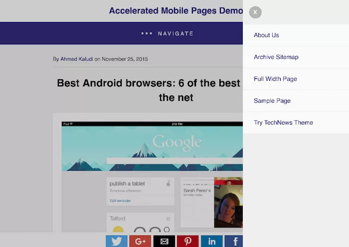 Accelerated Mobile Pages