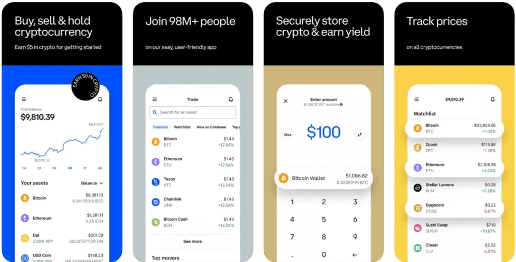 Coinbase 应用程序