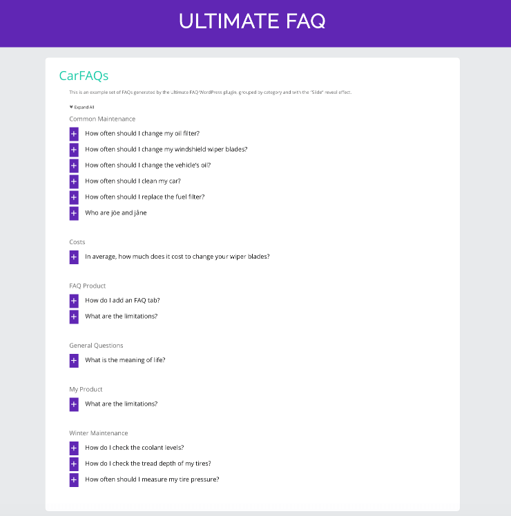 궁극적인 FAQ