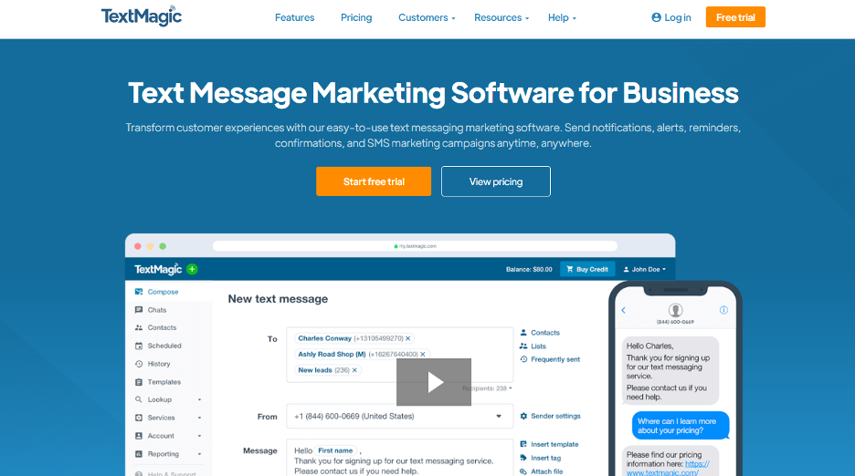 sms marketing platorm 05 - 10 Best SMS Marketing Platforms in 2022