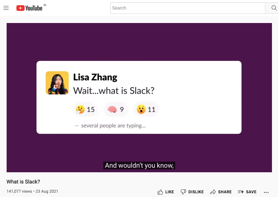 Qu'est-ce que Slack ? vidéo Youtube