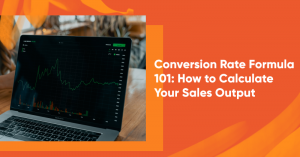 conversion rate formula banner 300x157 - SaaS Personalization Playbook: 6+1 Strategies You Can Copy