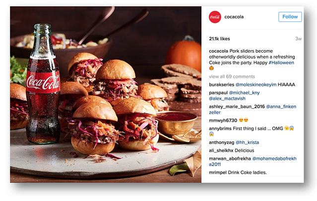 Instagram for B2C Marketing: Coca-Cola