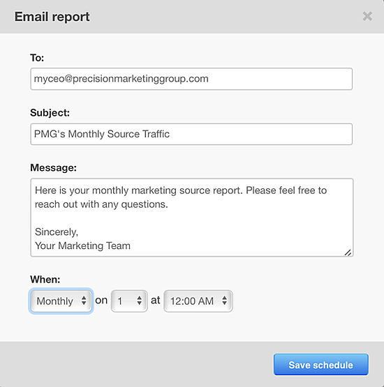 HubSpot Hacks: Emailing Reports