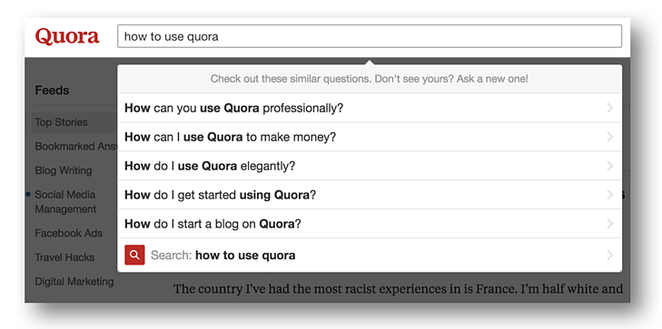 Quora Topics