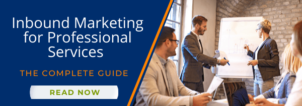 Marketing entrant pour les services professionnels