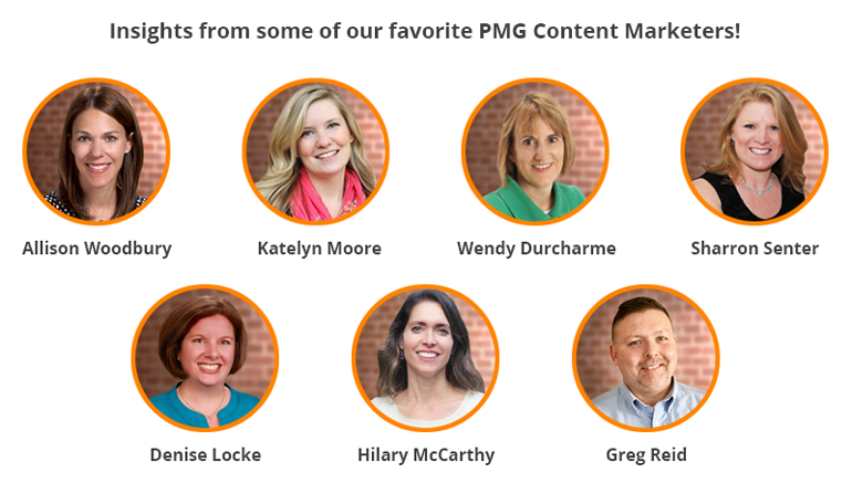 Insights from some of our favorite PMG Content Marketers