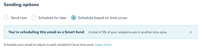 Planifiez votre e-mail en fonction des fuseaux horaires dans HubSpot