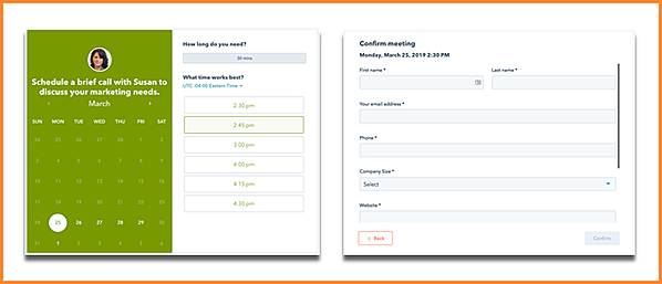 เครื่องมือการประชุม HubSpot