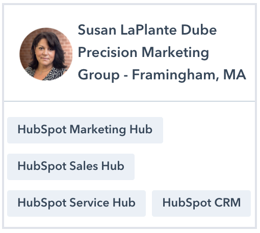 Susan LaPlante-Dube HubSpot 認定トレーナーのプロフィール