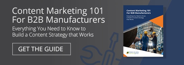 Marketing de contenu 101 pour les fabricants B2B - Obtenez le guide