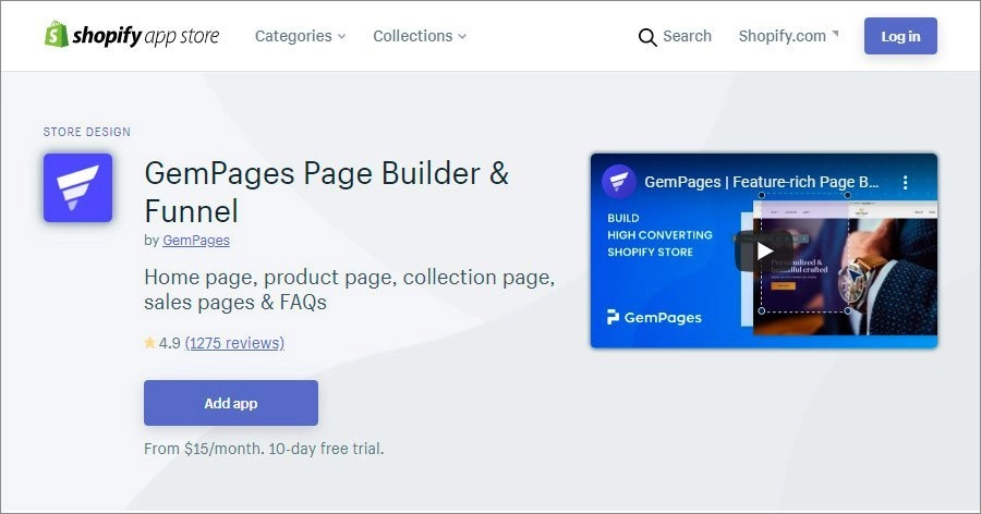 GemPages Page Builder & Funnel