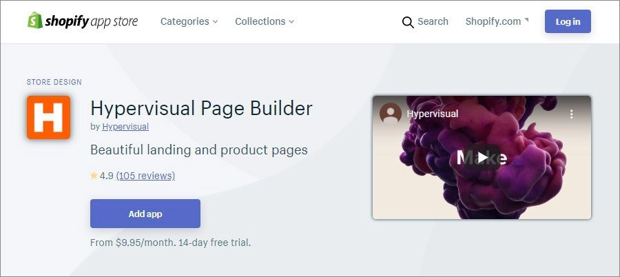 Hypervisual Shopify Page Builder