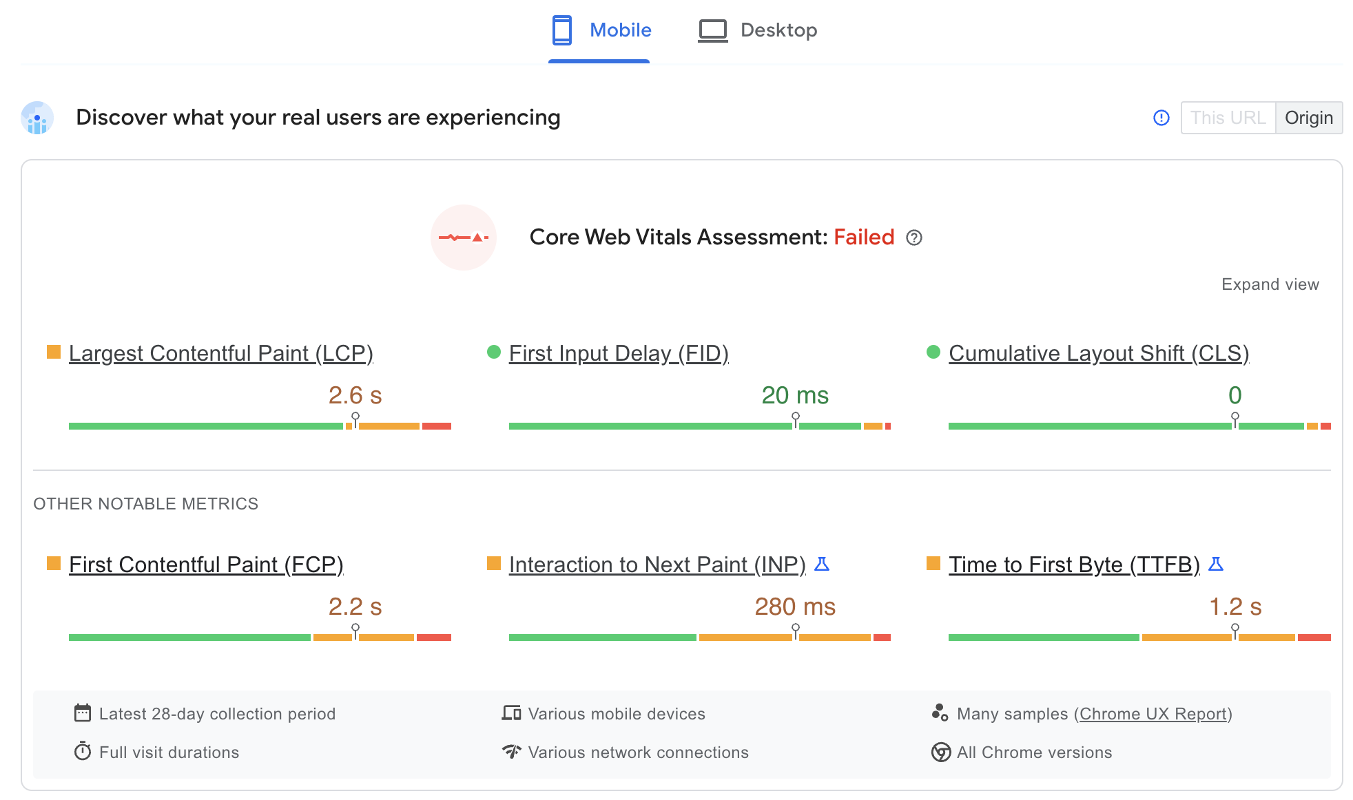 Core Web Vitals