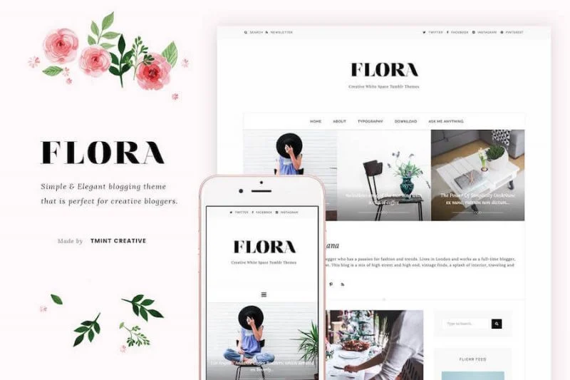 Flora Tumblr 主题