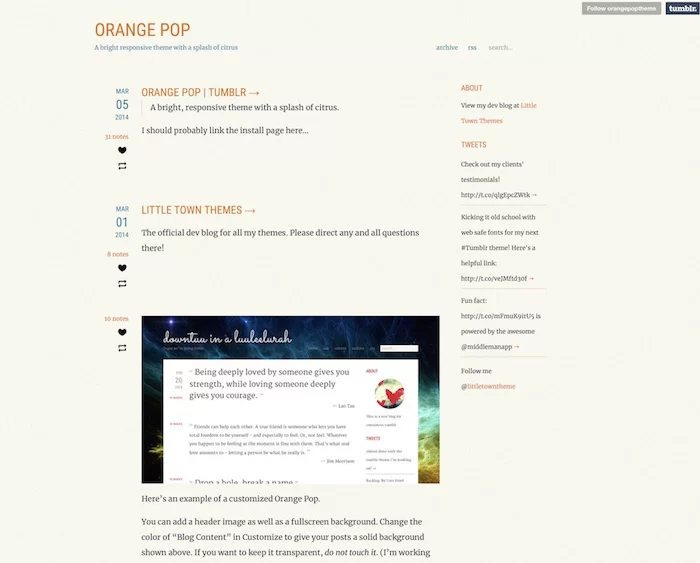 orange-pop-freies-tumblr-thema