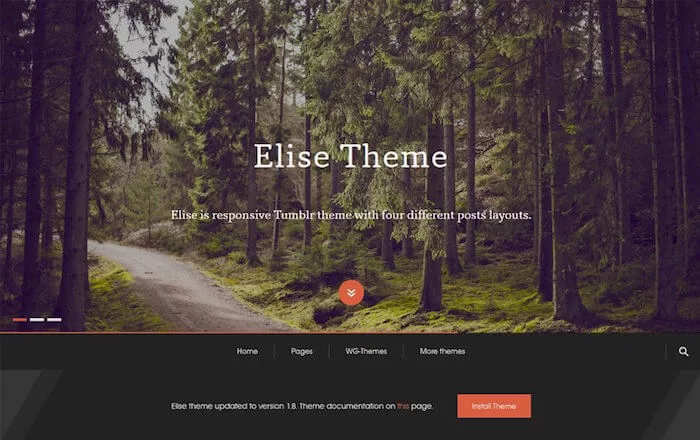 Tema Tumblr Gratis Elise