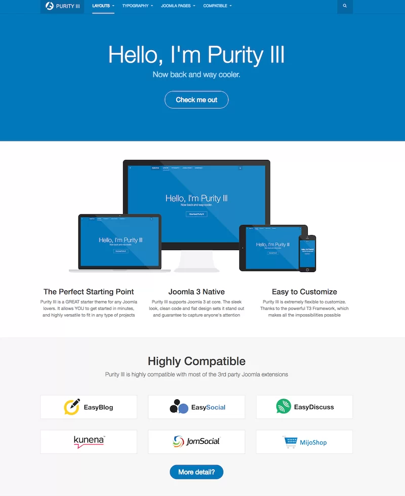 Purity III Joomla Template. النقاء الثالث قالب جملة