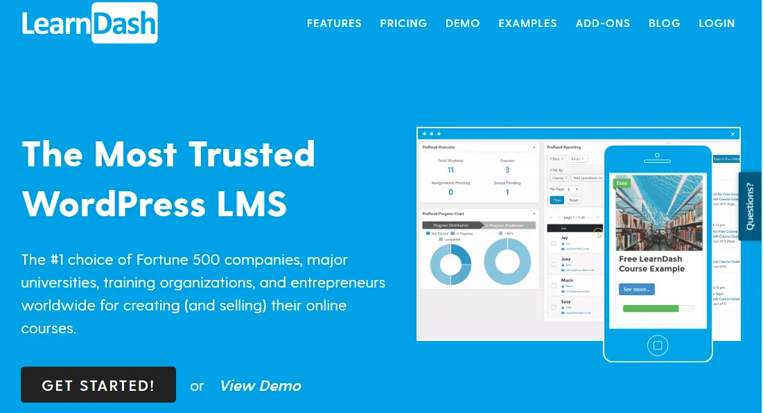 plug-in lms wordpress learndash