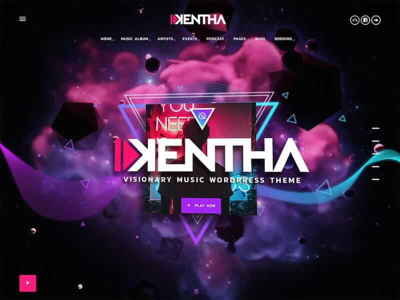 Kentha-Music-WordPress-テーマ