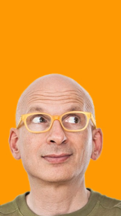 Cuplikan kepala Seth Godin