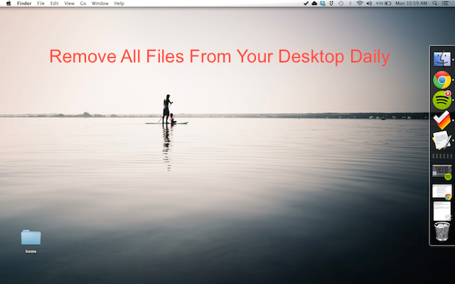 Hapus Semua File Dari Desktop Anda Setiap Hari