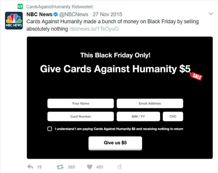 Cards Against Humanities の哲学を使用してソーシャル メディアを活用する方法