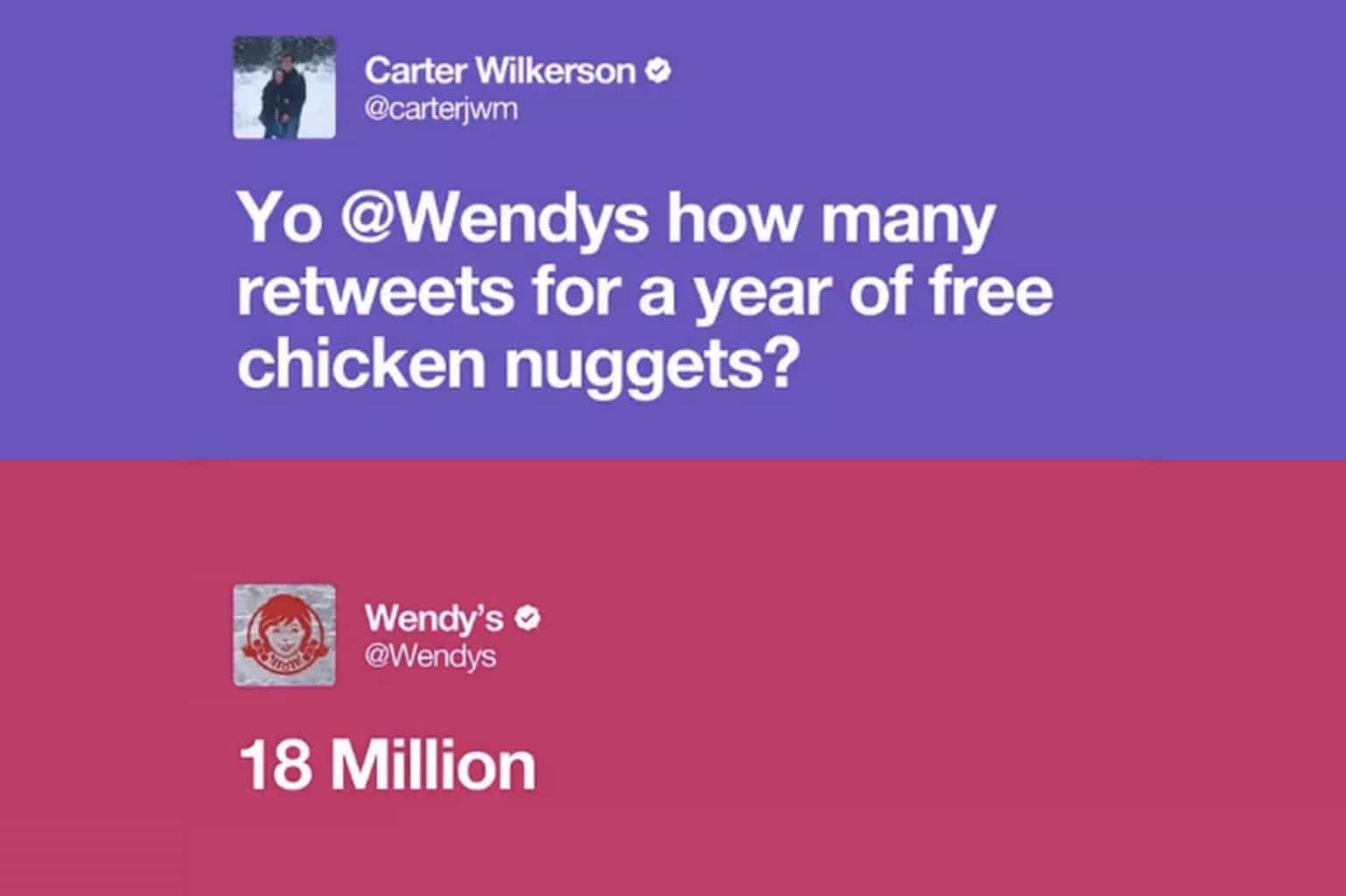 ソーシャル メディアを活用する Wendy's