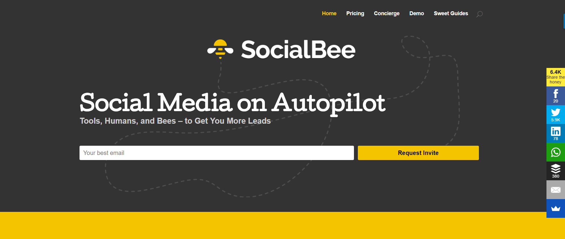 Socialbee ، coschedule ، metedgar