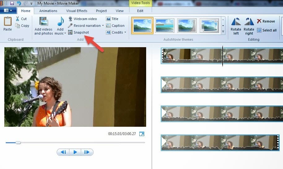 Windows Movie Maker - ซอฟต์แวร์ตัดต่อวิดีโอฟรี