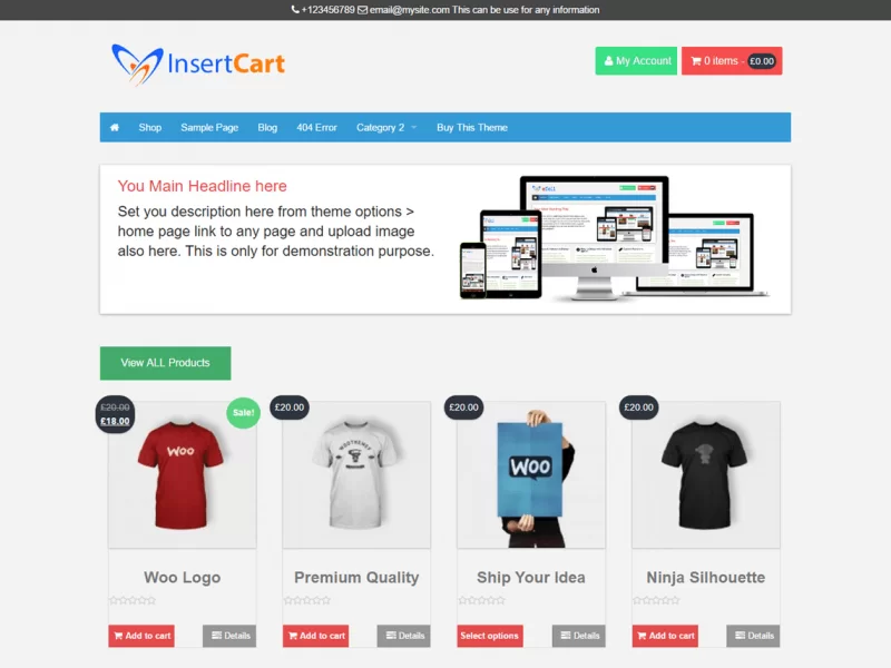 e-Sell WooCommerce ธีม