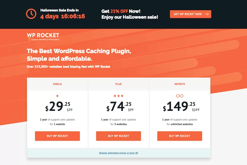 Offerta WP Rocket