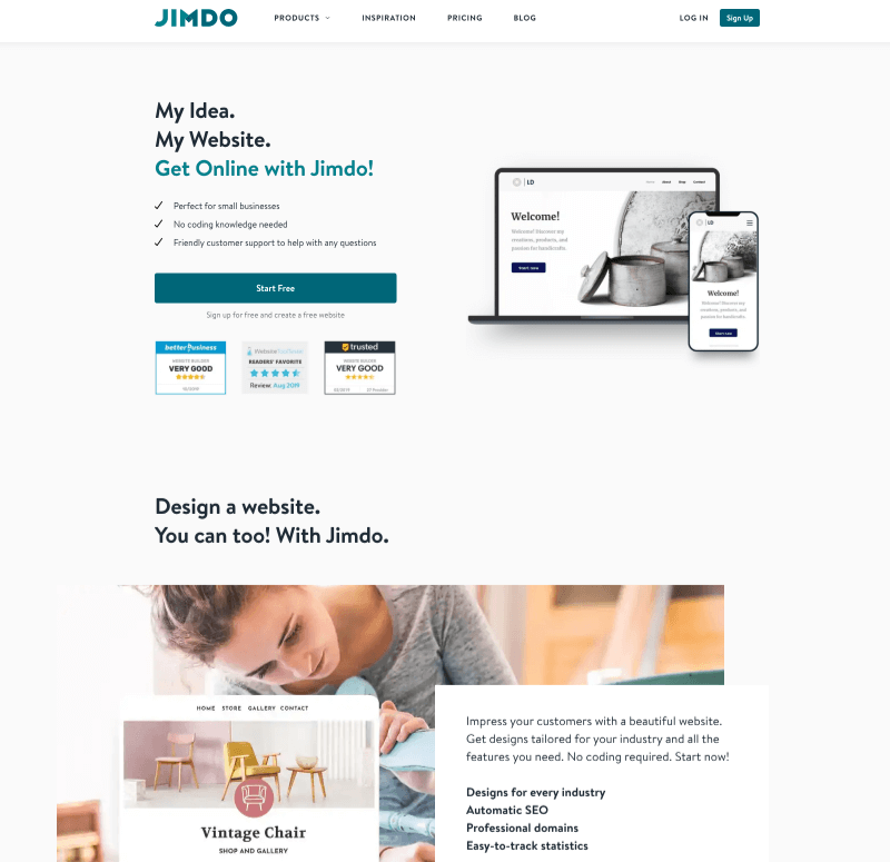 Jimdo-Site