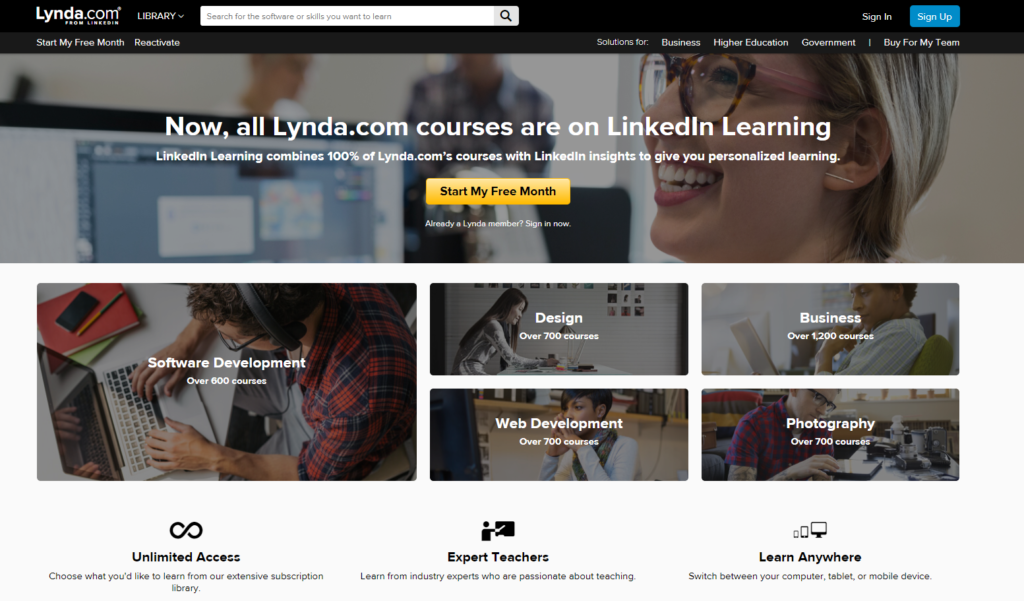 Digitales Marketing-Training: Lynda