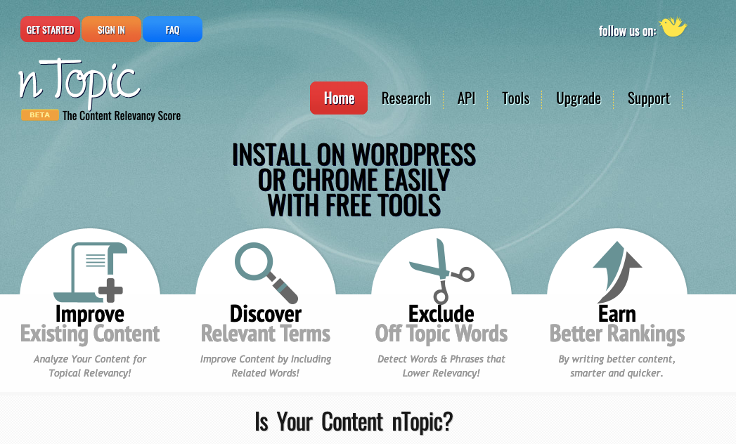 SEO Audit Tools: nTopic