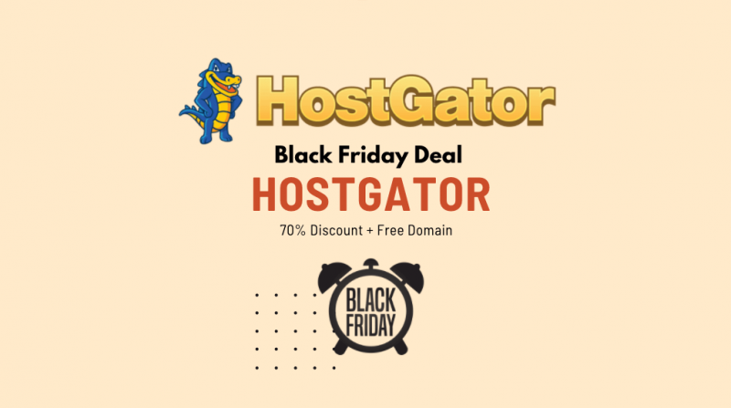 ข้อเสนอของ Hostgator Black Friday