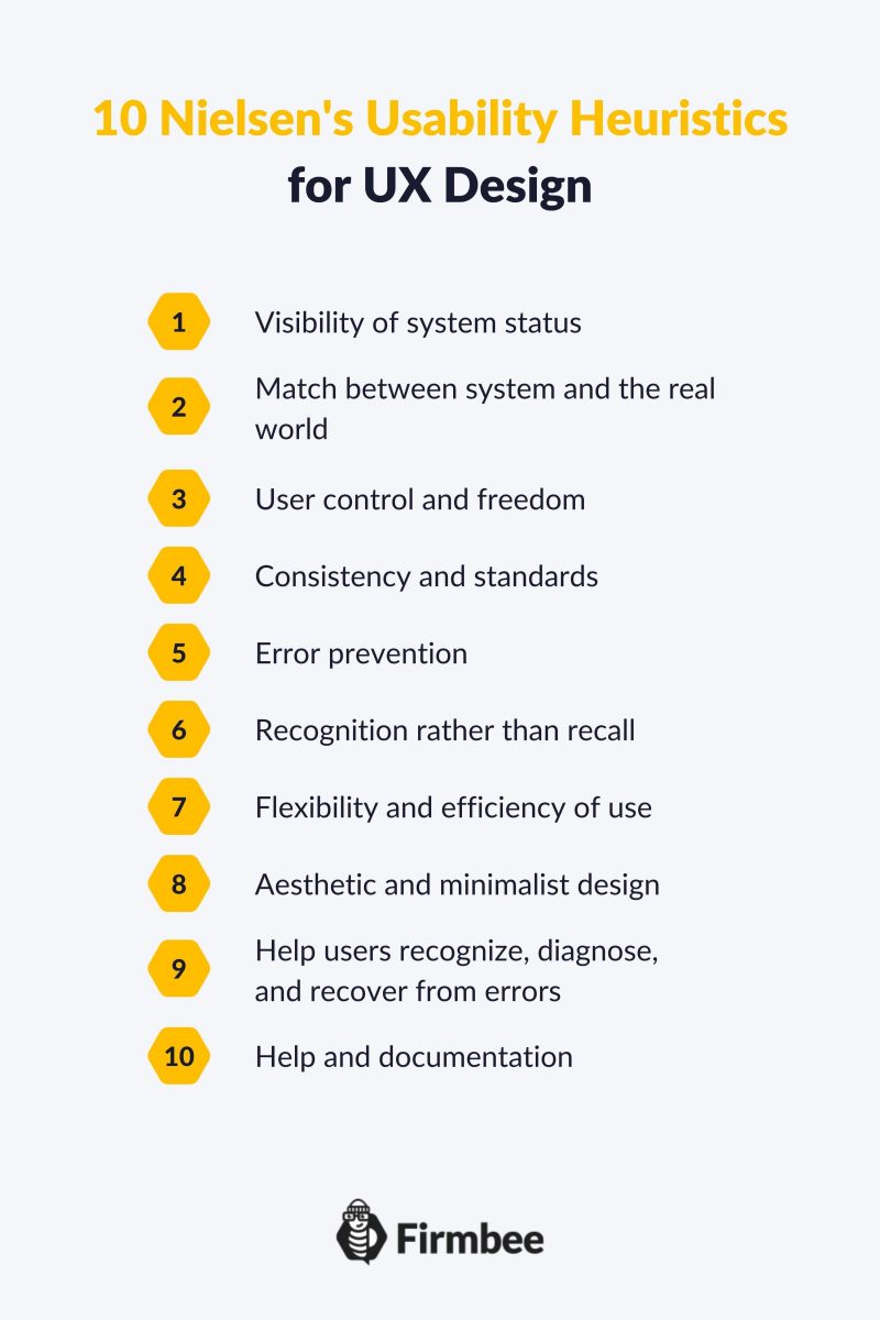 10 usability heuristics for UX design you need to know