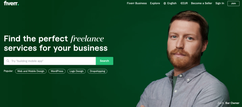 Fiverr screenshot