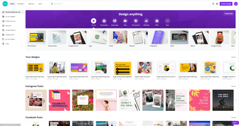 canva tool screenshot