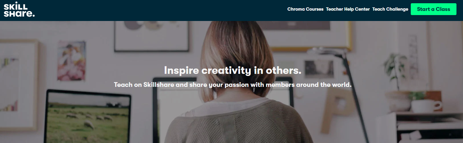 Skillshare - online course marketplaces
