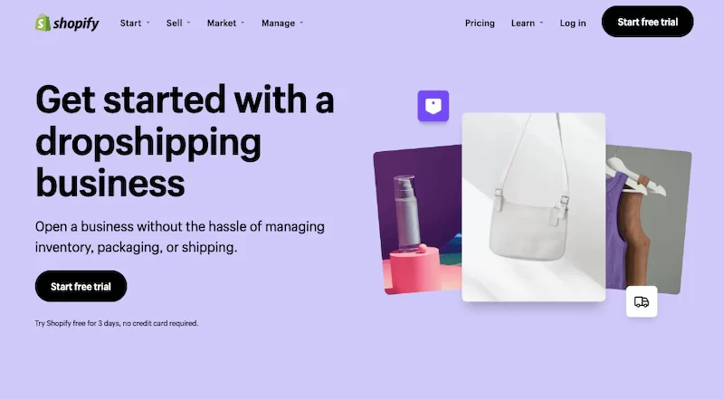 Dropshipping di Shopify