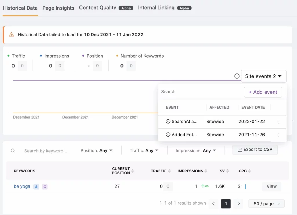 ทำเครื่องหมายกิจกรรมของไซต์เพื่อติดตาม seo