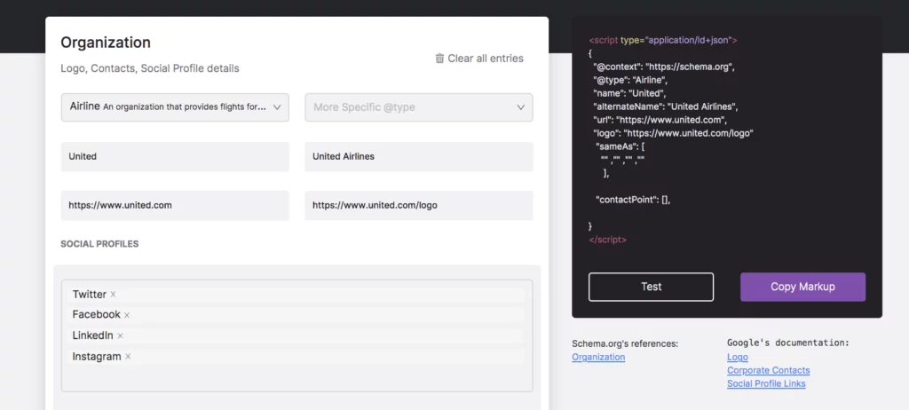 Instrument generator de scheme de la SearchAtlas