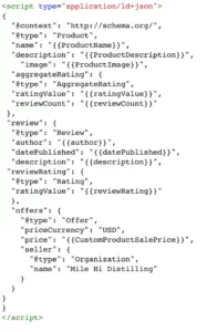 markup json-ld