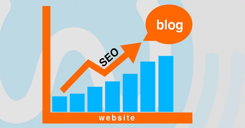 grafico a barre che mostra più contenuti del blog migliorando la SEO per un sito web