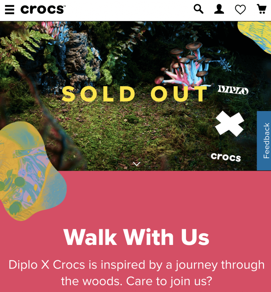 Crocs Diplo 联名款 售罄