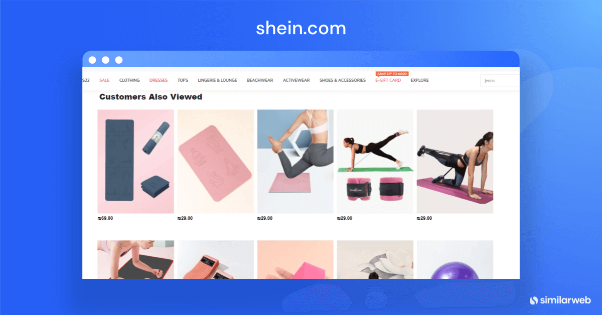 Rekomendasi di Shein.com