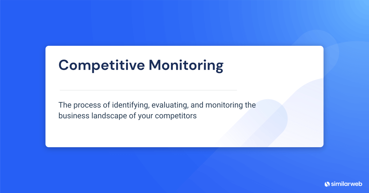 Monitorizarea competitivă este procesul de identificare, evaluare și monitorizare a peisajului de afaceri al concurenților tăi.